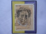 Stamps Switzerland -  Alberto Giacometti (1901/66)- Pintor y Escultor Suizo.