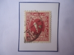 Stamps Egypt -  Postage Due - Serie: Postage Due 1884-1965- sello de 10 Millieme Egipcio, año 1962.
