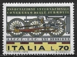 Stamps Italy -  Congreso Internacional de Ferrocarriles