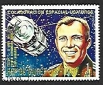 Stamps Equatorial Guinea -  Cooperación espacial Estados Unidos / URSS, Yuri Gagarine