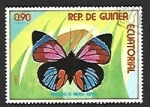 Sellos de Africa - Guinea Ecuatorial -  Mariposas (III) 1976, Rhopalocera de america tropical