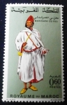 Sellos de Africa - Marruecos -  Trajes típicos. Mokhazni