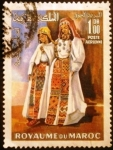 Stamps : Africa : Morocco :  Trajes típicos. Aďt Ouaouzguit 