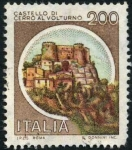 Sellos de Europa - Italia -  Castillo Cerro al Volturno