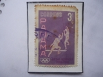 Sellos de America - Panam -  Esgrima -Juegos Olímpicos - Roma 1960- sello de 3 céntimos Año 1960.