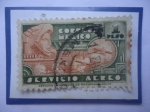 Sellos de America - Mxico -  Correos Mexicano - Serie: Etnias e Historia - Sello de 1 peso. Año 1947.