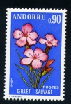 Stamps : Europe : Andorra :  serie- Flores silvestre