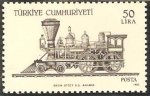 Stamps Turkey -  locomotoras