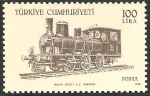 Stamps Turkey -  locomotoras