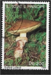 Stamps : Africa : S�o_Tom�_and_Pr�ncipe :  Hongos 1992, Suillus Luteus