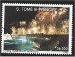 Stamps So Tom and Prncipe -  Juegos Olímpicos de Verano 1992 - Barcelona (Medallas), Ceremonia inaugural, Barcelona