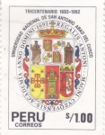 Sellos de America - Per -  ESCUDO UNIV.NAC.SAN ANTONIO ABAD DEL CUSCO