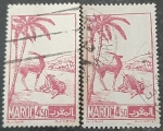 Sellos de Europa - Francia -  MARRUECOS FRANCÉS 1947. Gacela