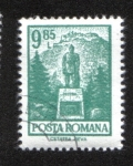 Stamps Romania -  Definitivas - Edificios. Ciudadela de Deva