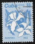 Sellos de America - Cuba -  Mariposa - Jasmin