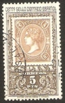 Stamps Spain -  centenario del primer sello dentado