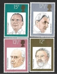 Stamps United Kingdom -  920 a 923 - Directores de Orquesta