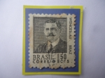 Sellos de America - Brasil -  Wenceslau Bráz Pareira Gómes (1868-1966)- Presidente (1914/18)- Sello de 50 Ct. Año 1968