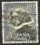 Stamps Spain -  1340 - III centenario muerte Velázquez