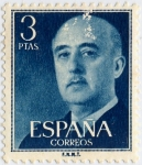 Stamps Spain -  General Franco