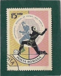 Sellos del Mundo : Europe : Romania : Mundial de Futbol 1966