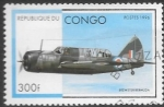 Sellos de Africa - Rep�blica del Congo -  aviación