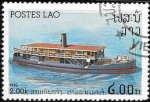 Sellos de Asia - Laos -  barcos