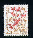 Stamps : Europe : Andorra :  serie- Frutas y bayas del bosque