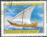 Sellos de Asia - Mongolia -  barcos