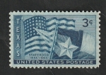 Stamps United States -  490 - Centº del estado de Texas en al Unión