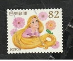 Stamps Japan -  7340 - Rapunzel