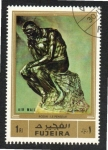 Stamps United Arab Emirates -  110  FUJEIRA  le Penseur