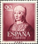 Stamps Spain -  ESPAÑA 1951 1094 Sello Nuevo Centenario Isabel la Catolica Yv 813