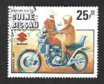 Sellos del Mundo : Africa : Guinea_Bissau : 631 - Centenario de la Motocicleta