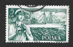 Sellos de Europa - Polonia -  719 - Barco