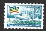 Sellos de Europa - Rumania -  2188 - LXXV Aniversario de la Marina Mercante Rumana