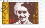 Sellos del Mundo : Europe : Bulgaria : Indira Ghandi (1917~1984)