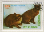 Sellos de Africa - Guinea Ecuatorial -  144  Gatos Siameses