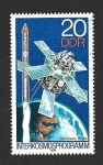 Sellos de Europa - Alemania -  1899 - Logros en Investigación Atmosférica y Espacial (DDR)