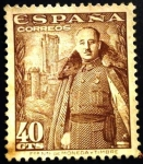 Sellos de Europa - Espaa -  ESPAÑA 1948-1954  General Franco y Castillo de la Mota