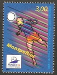 Stamps France -  3011 - copa del mundo de futbol, sede de montpellier