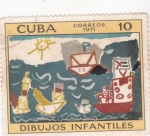 Sellos de America - Cuba -  DIBUJOS INFANTILES