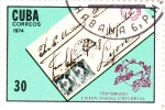 Sellos de America - Cuba -  centenario U.P.U. (Unión Postal Universal)