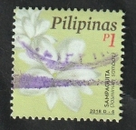 Stamps : Asia : Philippines :  4202 - Flor, Jasmin de Arabia, Jasminum sambac