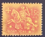 Sellos de Europa - Portugal -  Escudo ecuestre Rey Dinis