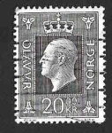 Stamps Norway -  542 - Olaf V de Noruega