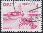 Stamps : America : Cuba :  Mariscos