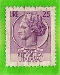 Stamps Italy -  Moneda de Siracusa