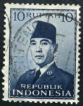 Sellos de Asia - Indonesia -  Achmed Sukarno