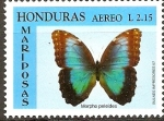 Sellos del Mundo : America : Honduras : MARIPOSAS.  MARPHO  PALEIDES